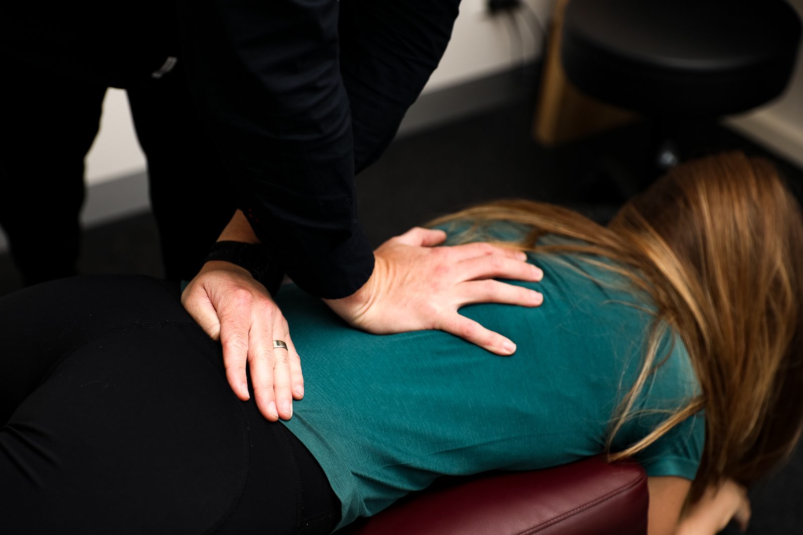 Hands-on lower back chiropractic care